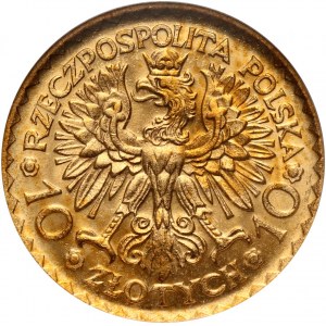 II RP, 10 złotych 1925, Warszawa, Bolesław Chrobry