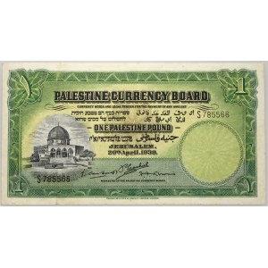 Palestine, 1 Pound 20.04.1939