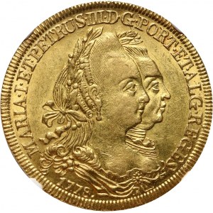 Brazylia, Maria I i Piotr III, 6400 reis 1778 R, Rio de Janeiro