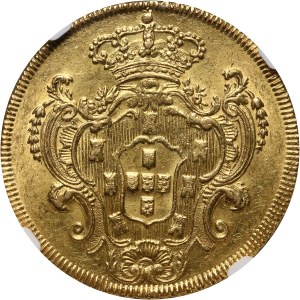 Brazil, Maria I & Pedro III, 6400 Reis 1778 R, Rio de Janeiro