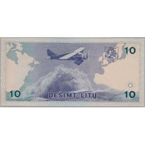Litwa, 10 litu 1993, seria KAA