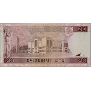 Lithuania, 20 Litu 1993, series *N