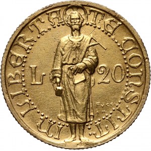 San Marino, 20 Lire 1925 R, Rome