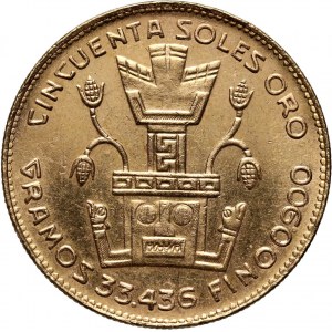 Peru, 50 soli 1931, Indianin