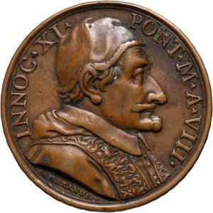 Watykan, Innocenty XI, medal z 1684 roku, Liga Święta przeciw Turcji