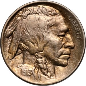 Stany Zjednoczone Ameryki, 5 centów 1913, Filadelfia, Bizon