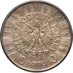 II RP, 10 złotych 1936, Warszawa, Józef Piłsudski