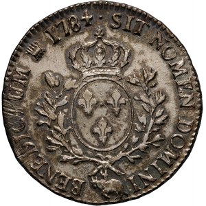 Francja, Ludwik XVI, ecu 1784, Pau