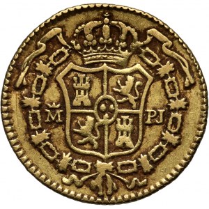 Hiszpania, Karol III, 1/2 escudo 1774 M-PJ, Madryt