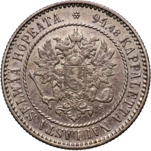 Finland, 1 Markka 1864 S, Helsinki