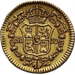 Spain, Charles III, 1/2 Escudo 1783 M-JD, Madrid