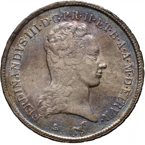 Włochy, Toskania, Ferdynand III di Lorena, Francescone (10 Paoli) 1797, Florencja