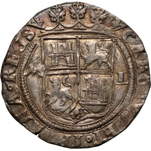 Meksyk, Karol i Joanna (1542-1557), 2 reale bez daty ML, Meksyk