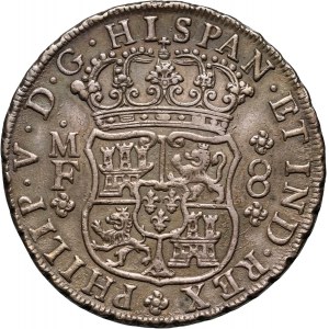 Meksyk, Filip V, 8 reali 1739 Mo-MF, Meksyk