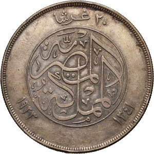 Egypt, Fuad I, 20 Piastres AH1341 (1923)