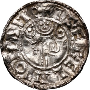 Wielka Brytania, Aethelred II 978-1016, denar ok. 991, Southampton