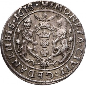 Zygmunt III Waza, ort 1618, Gdańsk