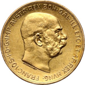 Austria, Franz Joseph I, 100 koron 1910, Vienna