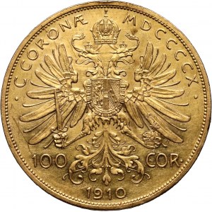 Austria, Franz Joseph I, 100 koron 1910, Vienna