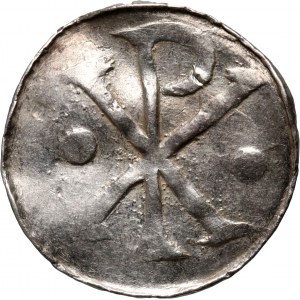 Germany, Prüm, anonymous denar c. 1010
