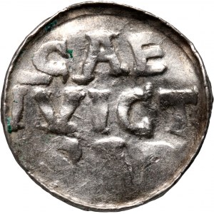 Germany, Prüm, anonymous denar c. 1010
