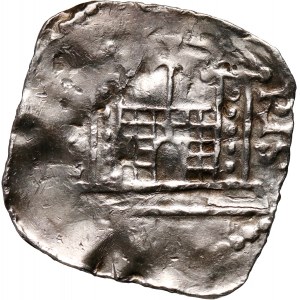 Niemcy, Trier, Erzbistum, Henryk II 1002-1024, denar
