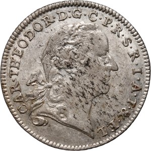 Germany, Pfalz, Karl Theodor, 10 Kreuzer 1764, Mannheim