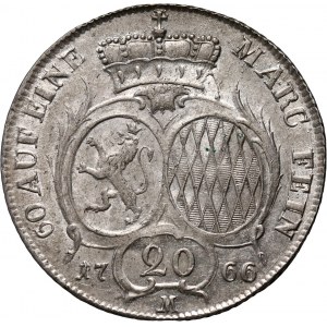 Germany, Pfalz-Birkenfeld, Christian IV, 20 Kreuzer 1766 IW-M