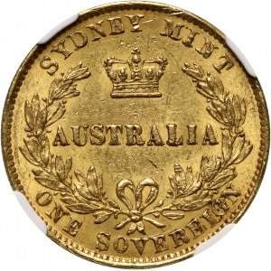 Australia, Wiktoria, suweren 1865, Sydney