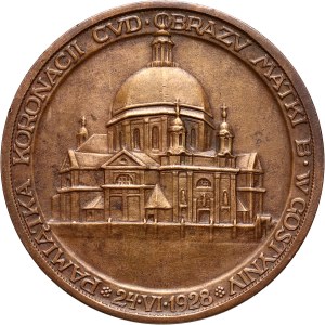 II RP, medal z 1928 roku, Koronacja obrazu Matki Boskiej w Gostyniu