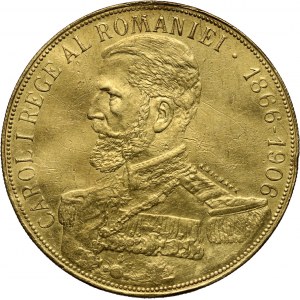 Romania, Carol I, 50 lei 1906, Bucharest