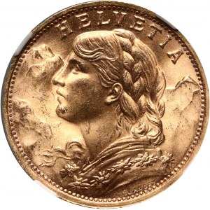 Switzerland, 20 Francs 1935 LB