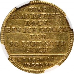 Pomerania, Karl XII, Ducat 1718, Stettin