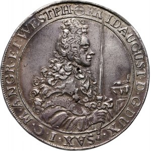 Germany, Saxony, Friedrich August I, Thaler 1696 IK, Dresden