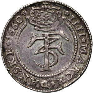 Denmark, Frederick III, Krone (4 Mark) 1660
