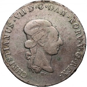 Dania, Chrystian VII, talar (Speciedaler) 1788, Altona