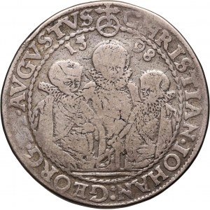 Germany, Saxony, Christian II, Johann Georg and August, Thaler 1598 HB, Dresden