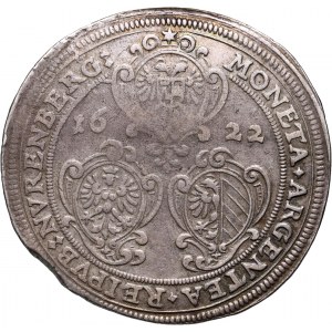 Germany, Nurnberg, Thaler 1622, with title of Ferdinand II