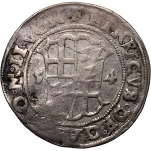 Zakon Kawalerów Mieczowych, Henryk von Galen i Wilhelm von Brandenburg, 1/2 marki 1554, Ryga