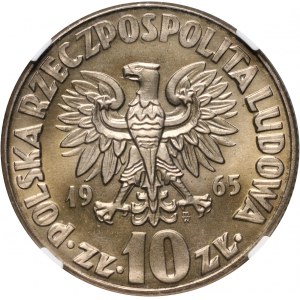 PRL, 10 złotych 1965, Mikołaj Kopernik