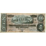 Confederate States of America, 10 Dollars 17.02.1864, series B