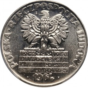 PRL, 20 złotych 1964, Nowa Huta, PRÓBA, nikiel