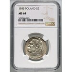 II RP, 5 złotych 1935, Warszawa, Józef Piłsudski