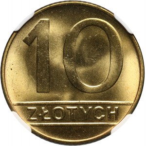 PRL, 10 złotych 1989