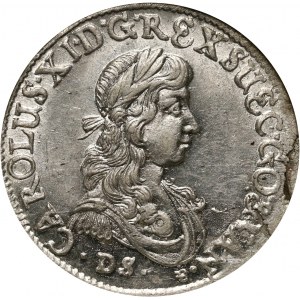 Pomorze, Karol XI, 1/3 talara 1674 DS, Szczecin