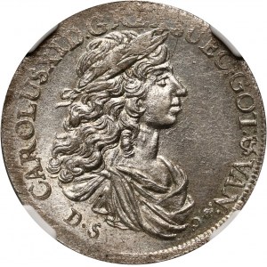 Pomorze, Karol XI, 1/3 talara 1674 DS, Szczecin
