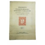 Sygnety polskich drukarzy, księgarzy i nakładców, zeszyty 1 - 3, reprint 1986