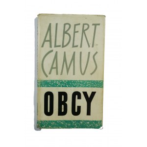 CAMUS Albert - Obcy , PIW, wydanie I 1958r.