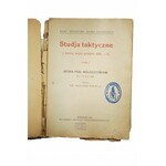 [STUDIA TAKTYCZNE tom I] Studia taktyczne z historii wojen polskich 1918-1921, tom I BITWA POD WOŁOCZYSKAMI (11-24 lipca 1920)