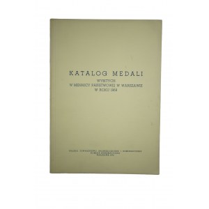 [MENNICA PAŃSTWOWA] Katalog medali wybitych przez Mennicę Państwową w Warszawie w roku 1969